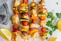 Perfect Air Fryer Chicken Skewers
