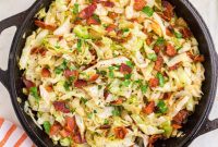 Golden Pan-Fried Cabbage