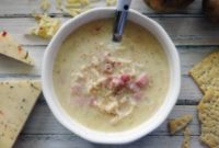 Creamy Cheesy Chicken and Ham Chowder