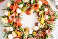 Festive Antipasto Wreath