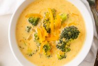 Creamy Cheddar Broccoli Soup
