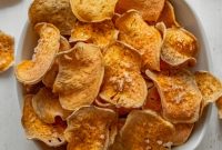 Crispy Air-Fried Sweet Potato Slices