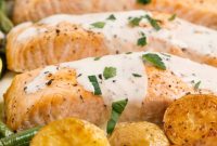 Lemon Herb Baked Salmon
