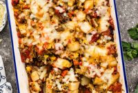 Hearty Sausage and Spud Bake