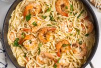 Zesty Garlic Shrimp Pasta