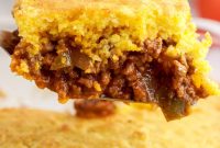 Sloppy Joe Cornbread Bake