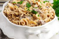 Creamy Instant Pot Beef Stroganoff