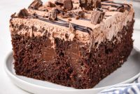 Decadent Chocolate Poke Cake
