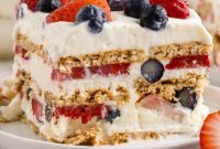 Mixed Berry Icebox Cake