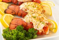 Tender Steamed Lobster Tail