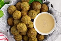 Golden Crispy Falafel