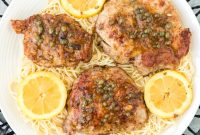 Zesty Lemon Caper Veal