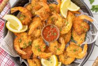 Golden Crispy Butterfly Shrimp