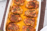 Crispy Baked Chicken Thighs
