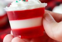 Peppermint Swirl Jello Shots