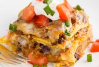 Enchilada Lasagna Bake