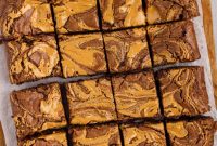 Decadent Peanut Butter Brownies