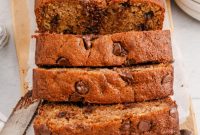 Decadent Chocolate Chip Banana Bread