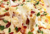 Loaded Ranch Chicken Bacon Casserole