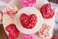 Sweet Valentines Day Heart Cupcakes