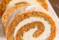 Carrot Cake Swiss Roll