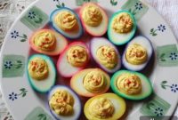 Rainbow Deviled Eggs and Egg Salad