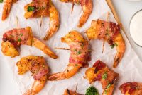 Sizzling Bacon-Wrapped Shrimp