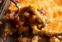One Pan Caramel Apple Bliss