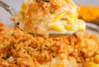 Golden Cheesy Squash Bake