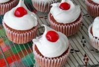 Effortless Three Ingredient Cherry Cupcakes