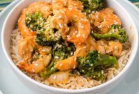 Garlic Butter Shrimp and Broccoli