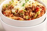Deconstructed Cabbage Rolls