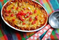 Chicken Tostada Bake