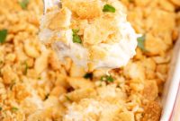 Crispy Ritz Cracker Chicken Casserole