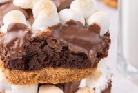 Gooey S’mores Brownies