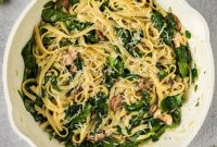 Fresh Spinach Fettuccine