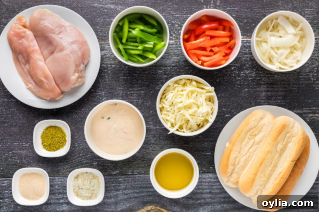 Ultimate Chicken Philly 3 Ingredients for Chicken Philly Cheesesteak