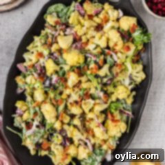Zesty Cauliflower Salad 11 Platter of Cauliflower Salad