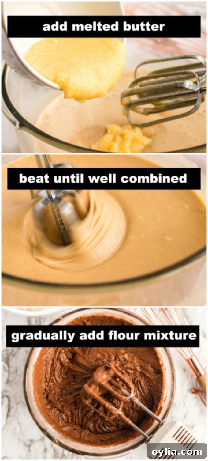 mixing up cookie batter