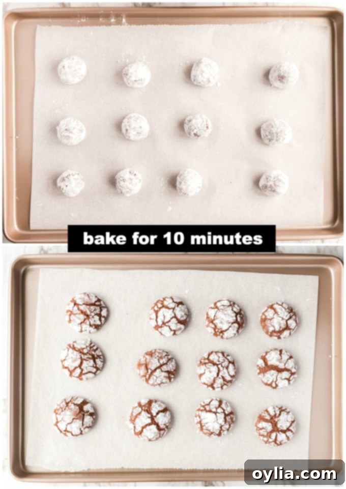 cookies on a baking sheet