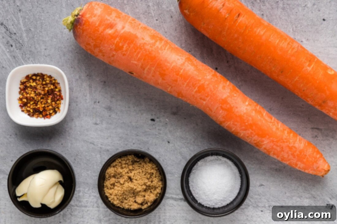Crispy Smashed Carrots 4 Ingredients for Smashed Carrots