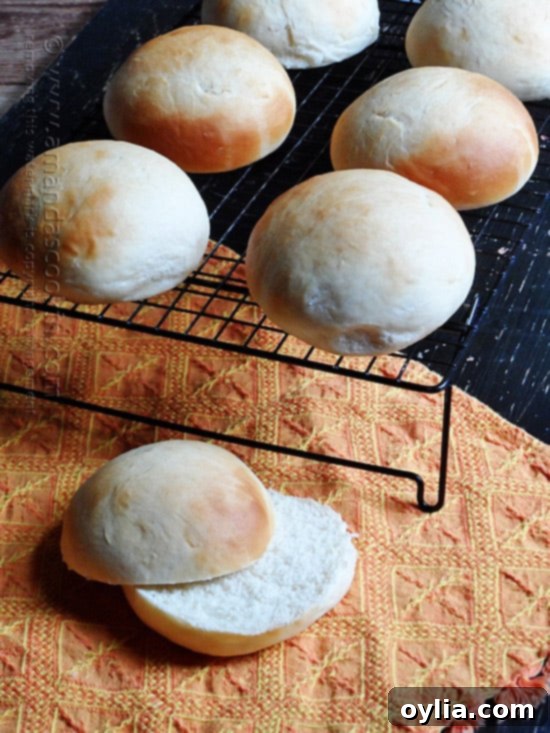 Recipe for Homemade Hamburger Buns - Amanda's Cookin' @aformaro