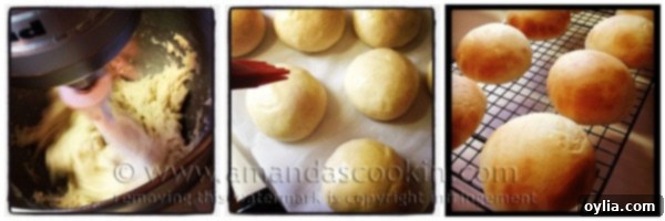 Recipe for Homemade Hamburger Buns - Amanda's Cookin' @aformaro