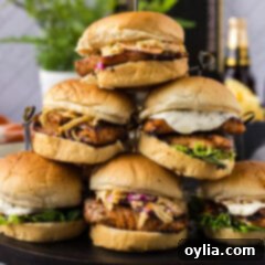 Gourmet Salmon Sliders 11 Stack of Salmon Sliders