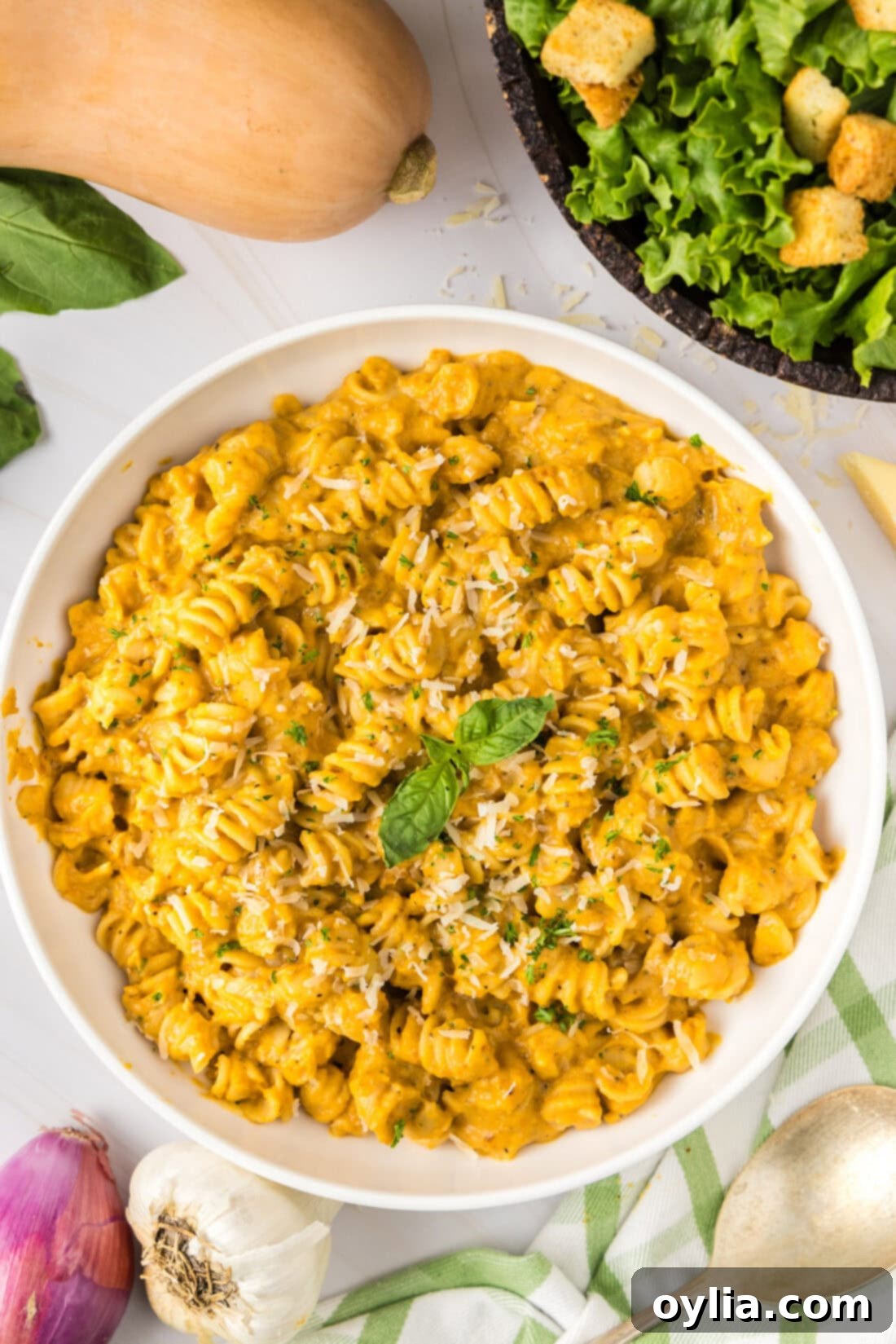 Bowl of Butternut Squash Pasta