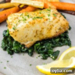 Perfectly Baked Chilean Sea Bass 13 Close up photo of Baked Chilean Sea Bass