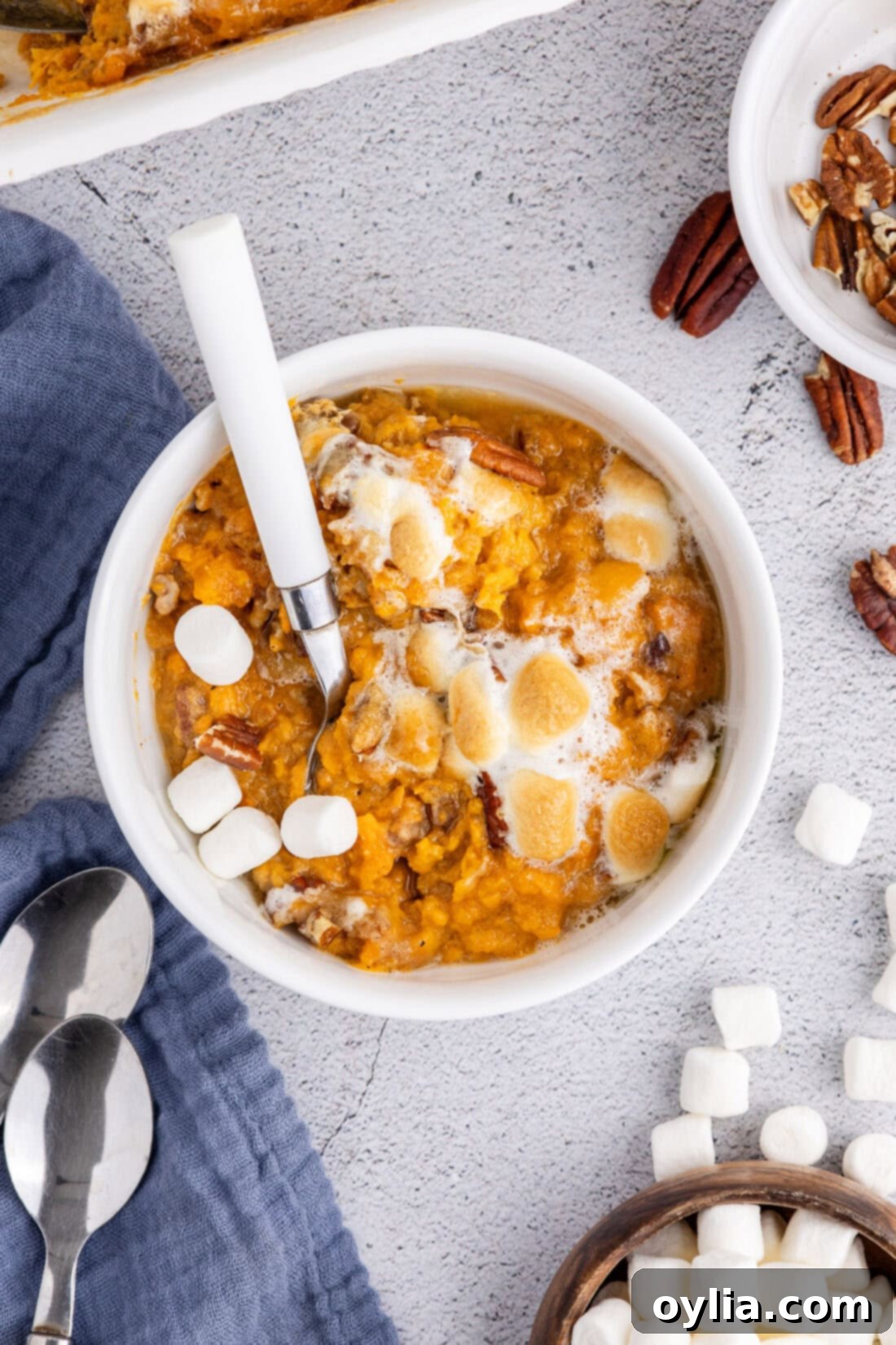 Bowl of Sweet Potato Casserole
