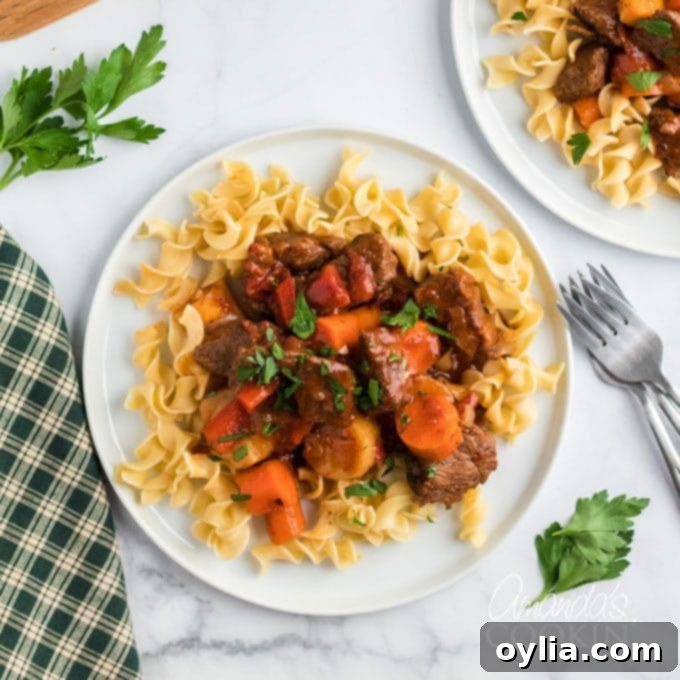 plate of goulash