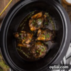 Crockpot Beef Short Ribs in a crockpot