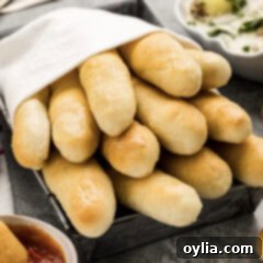 Olive Garden Breadsticks wrapped in a towel